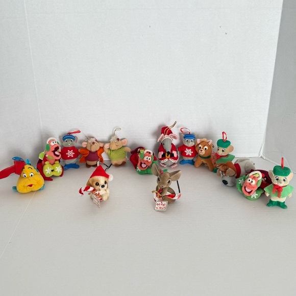 Disney McDonalds Christmas Ornaments Bundle of 15 Vintage Little Mermaid Gus Zac - Picture 17 of 17